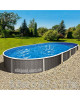 Басейн каркасний Azuro овальний 5,5м x3,7м х 1,2м колір Rattan з плівкою Lagoon